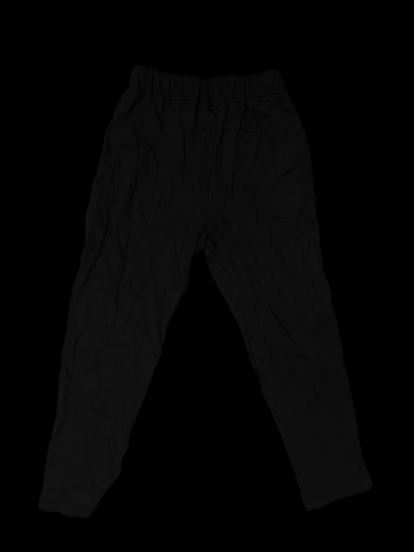 "Ascension" Cuffless Joggers in Black